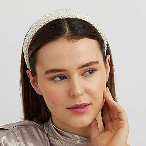 Pearl Headband Pearl Hair Band Pearl Alice Band Cover