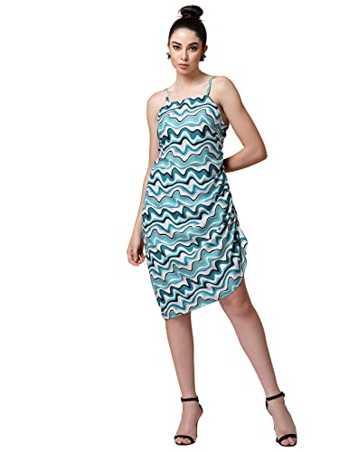 Image of OOMPH! Women's Crepe Sheath Knee-Length Dress