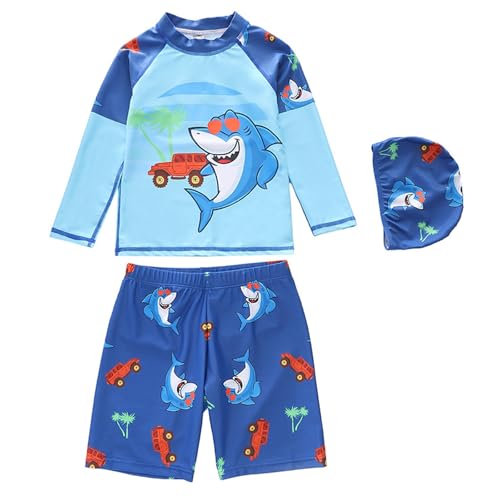 Maillot de bain bébé garçon protection solaire une pièce anti-UV à manches longues