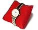 YUDU - Set de 10 Cojines para Joyas y Relojes (Terciopelo), Color Rojo