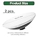 22 Inch/55 cm Beauty Dish Diffuser Sock, Soft White Lamp Shade Diffuser, Light Diffusers Cover for Studio Strobe Reflectors Ring Light Flash Standard Reflector Video Shooting(2 Pcs)