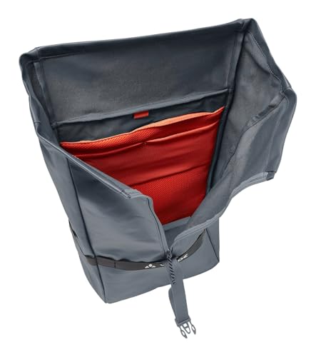 Vaude Mineo 23 Daypack - Zaino Con Chiusura A Rotella, Volume 25 Litri Con Scomparto Per Notebook, Impermeabile, Pet Riciclato, Funzione Di Aggancio Trolley - 5