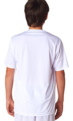 A4 Youth Cooling Performance Crew Training T-Shirt Navy M3