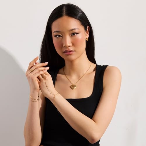 WATERPROOF Gold or Silver Plated Beaded Hand Chain4