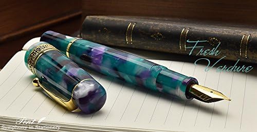 Amazon | 万年筆 Pent〈ペント〉 シンフォニー アダージオ 青緑に澄む
