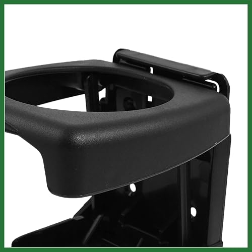 Portavasos plegable para carro y camioneta plástico negro miniatura 4