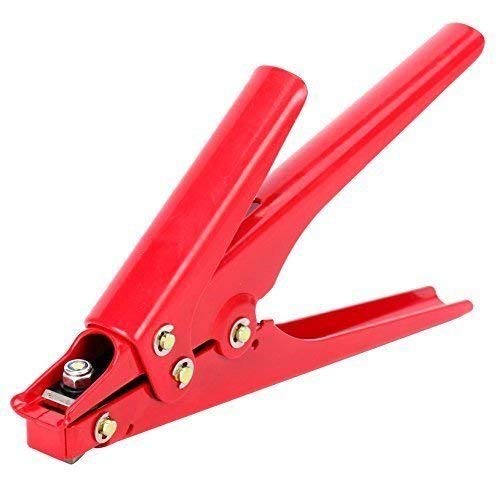 Cable Tie Gun Tensioning and Cutting Tool for Plastic Nylon Cable Tie or Fasteners, All Metal Casing, 0.370 Inches Max Tie Width