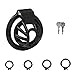 ZeeKoug Black Fitness Professional Training Protective Cage, 4 Accessori, Facile da Trasportare, può Essere Trasportato per Un Lungo Tempo, Regalo per Coppia (Dimensione M) immagine