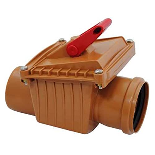 Capricorn CLAAR100-COUL CLAPET Anti-Retour avec Coulisse, Orange et Gris