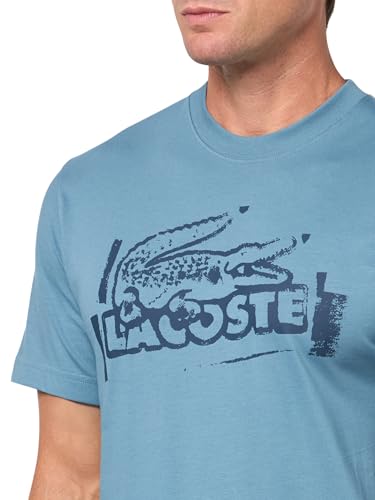 Lacoste Men's Classic Fit Stamp Graphic T-Shirt3