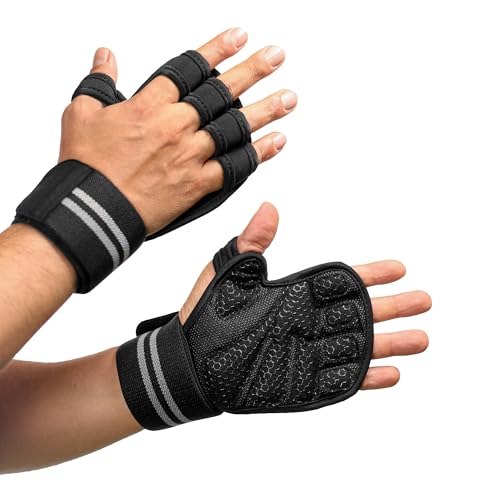 Ola Digital Gym Gloves for Men Wrist Support (X-Large)