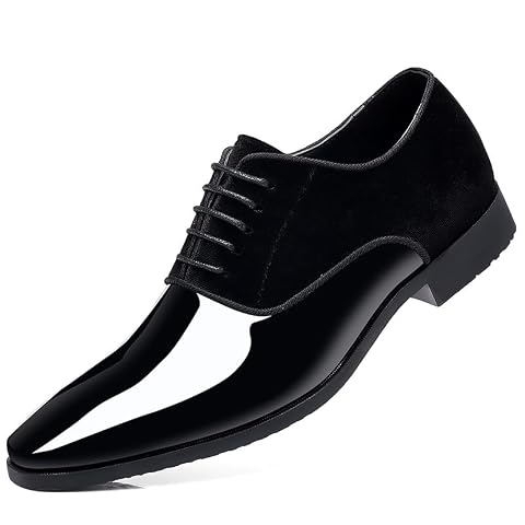 Mens Dress Shoes Business Formal Oxfords Shoes Casual Tuxedo Leather Retro Lace Up Derbys Shoes