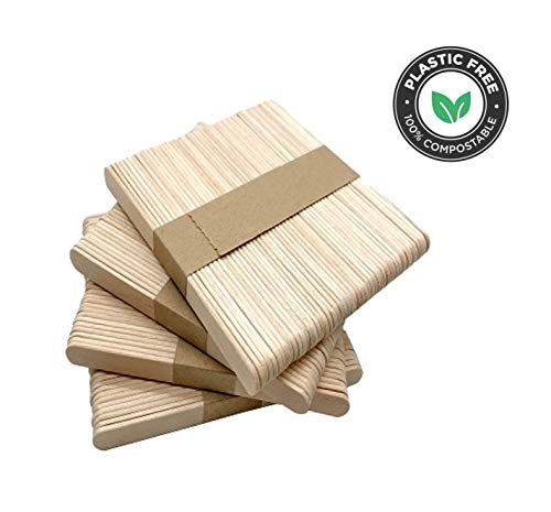 Espátula de madera no estéril para uso exterior, 1 x 100 unidades, 2 x 15 cm Cover