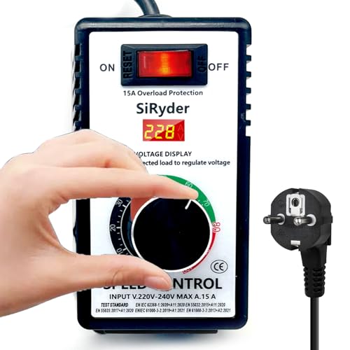 Regolatore di Tensione 220V Regolatore Velocita Motori Con Protezione Da