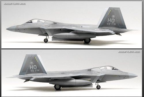 Amazon.co.jp: アカデミー 1/72 F-22A ラプター エアドミナンス