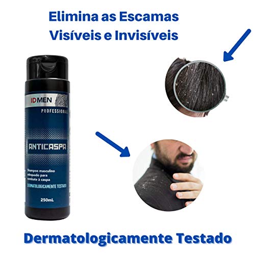 Shampoo Anticaspa Id Men 250 mL, Id Men