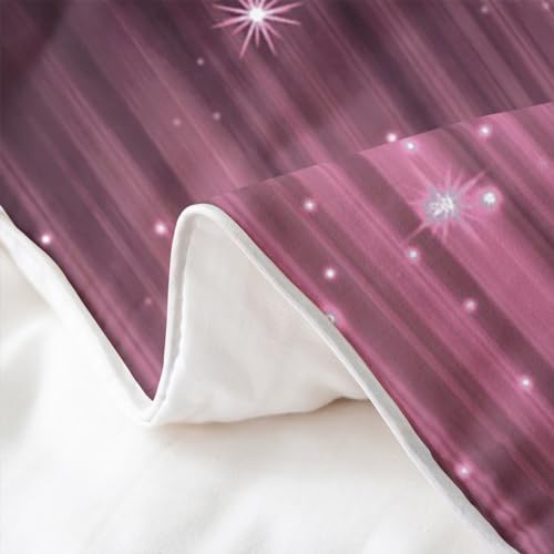 Funda de edredón de algodón premium en degradado morado oscuro King 6