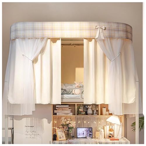 Tente de lit superposé avec rideaux pour créer un cocon d'intimité complet