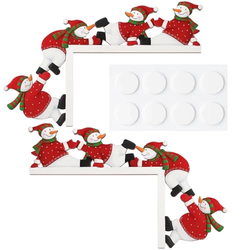 DvBCNMe 2 Stück Türdeko Weihnachten, Weihnachtsdeko Tür, Festliche...