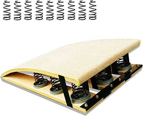 Katzowen Heavy Duty Gymnastics Springboard, Adult Vault Spring Boards with 9 Steel Springs, Gymnasts Sport Equipment Sturdy & Anti-Tear, Load: 110kg