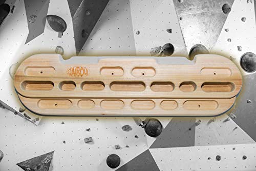 CLIMBOUL - Hangboard, Tabla Entrenamiento Escalada | Tabla multipresa de Madera para Principiantes