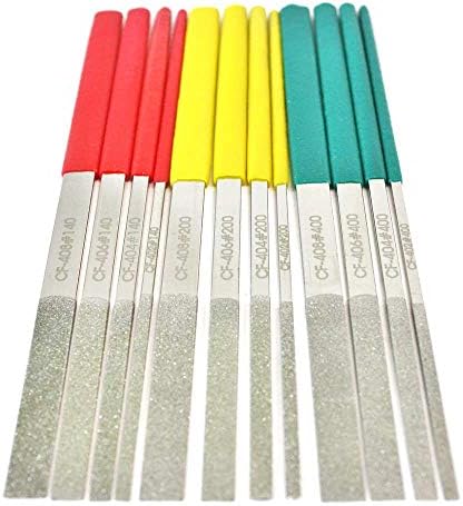 Big Horn 19395 12 pcs 7" Long Diamond Flat Files