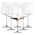 ZWIESEL GLAS Sensa Burgundy Red Wine Glass (Set of 6), Wine Glasses for Red and White Wine, Dishwasher-Safe Tritan Crystal Glasses, Made in Germany (24 Ounce)