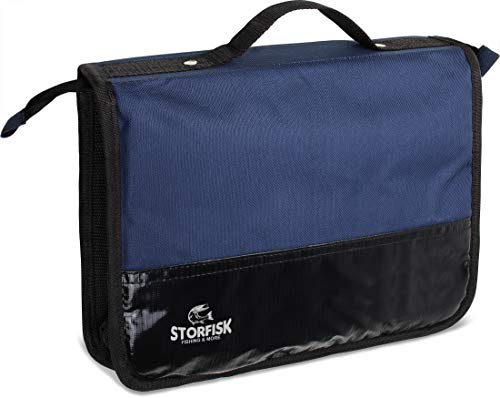 Storfisk-fishing-more-Posen-Tasche-Aufbewahrungstasche-mit-Reissverschluss-fuer-bis-zu-45-Angelposen