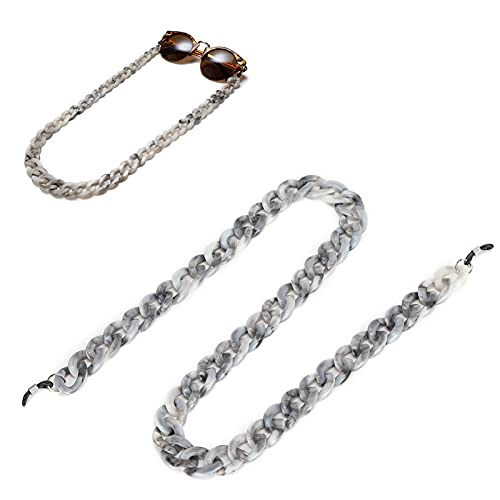 Chaîne de lunettes, porte-lunettes Acrylique pour lunettes de soleil pour lunettes de lecture pour lunettes de prescription pour lunettes optiques(12 * 8 * 2cm-Grey 1997) Cover
