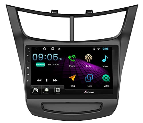 cartek Android10 4Core 2+32GB QLED Screen Car DVD Player Video for Chevrolet Sail 2015-2018 GPS DSP 5GHz WiFi carplay Auto RDS Radio