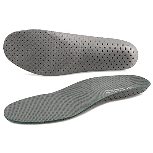 Image of Knixmax Women's Sport Shoe Insoles, Comfort Thin Cushioning Sneaker Inserts for Woman, Breathable Replacement Innersoles for Running Shoes, Loafers, Walking Shoe Liners Grey EU 37