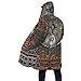 YYDSR Winter Mens Hooded Cloak Viking Medieval Armor 3D Printing Fleece Wind Breaker Unisex Thick Warm Capes(US Size),Medieval armor,3XL