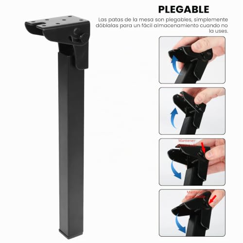 Patas de mesa plegables invisibles con rotación de 90 grados para sofá 5