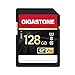 Produktbild Gigastone 128GB UHS-II SD-Karte V90 U3 SDXC Speicherkarte, mit bis zu 300 MB/Sek. für DSLR Digitalkameras Canon Sony Nikon Olympus Pentax, 8K und 4K UHD Videoaufnahmen