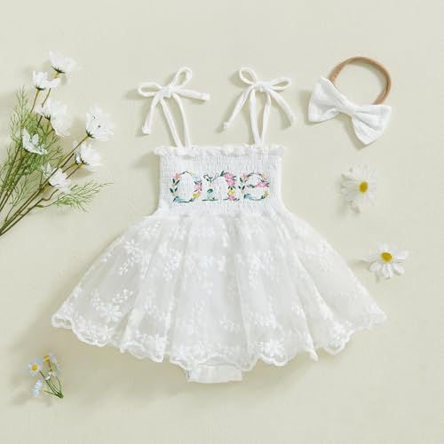 My First Birthday Baby Girl Outfit One Year Old Clothes Tulle Romper Dress Sleeveless Bodysuit Cake Smash Outfits2