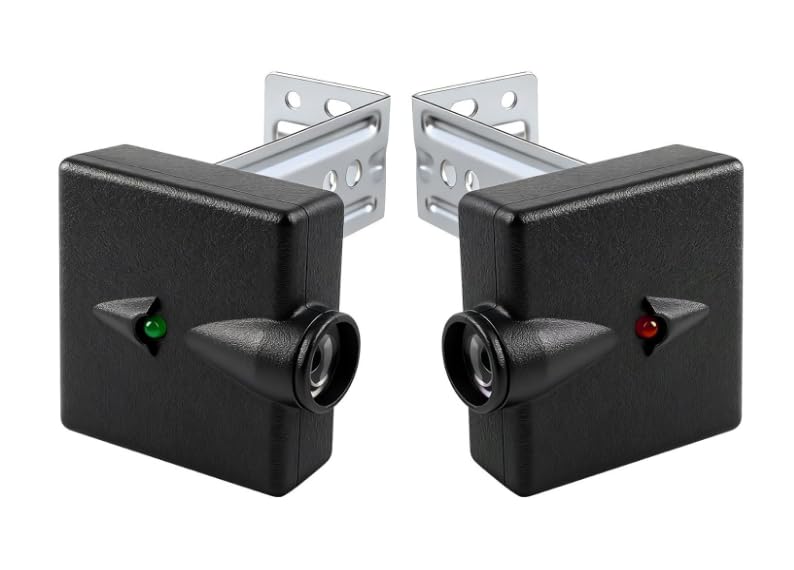 Garage Door Safety Sensor Replacement, Fits Genie/Overhead Garage Door Openers Manufactured After 1993, Includes Transmitter, Receiver and Mounting Brackets