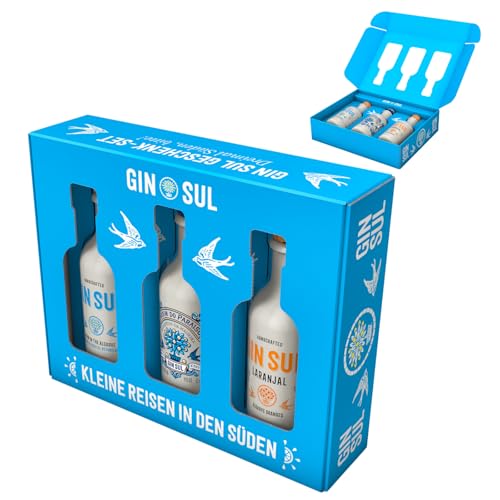 GIN SUL - Geschenk-Set mit Sondereedition - 3 x 5cl - 43-45% Vol.