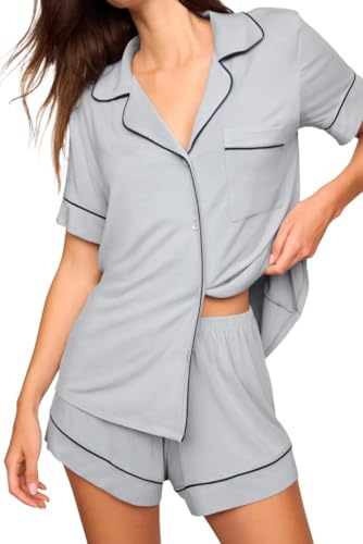 Image of Eberjey Gisele Rib Relaxed Short PJ Set