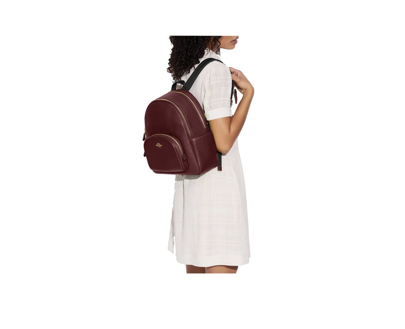 Coach Court Backpack In Signature Canvas (IM/Blk Cherry | B2B Liquidation