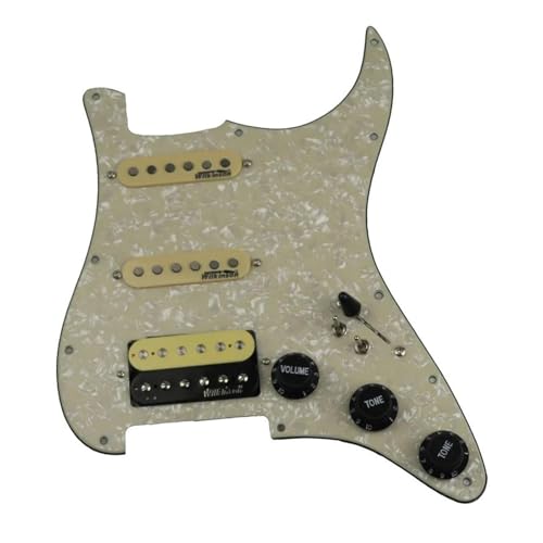 配線済みピックガードピックアップ 7ウェイタイプ フルロードギターピックアップ 配線済みピックガードピックアップ SSHハムバッカーピックアップ(A)