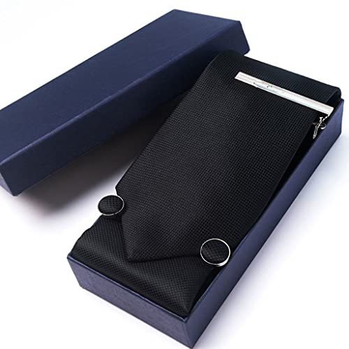 Set de corbatas y gemelos con caja regalo para hombre