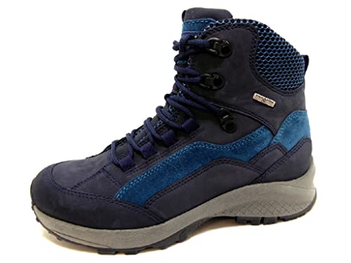Waldläufer TEX Damen Wanderschuhe Weite H Blau, Schuhgröße:EUR 40