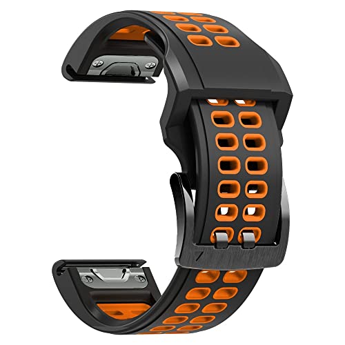 YEXIONGYAN Correa deportiva de silicona para Garmin Fenix 6X 6 Pro 5X 5 7X 7 3HR/EPIX fácil ajuste de liberación rápida (color: U, tamaño: para Forerunner 935 945), For Forerunner 935 945, No es una