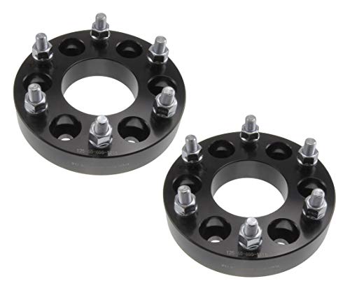(2) 1.25" 32mm 6x5 to 6x5.5 Wheel Adapters (Changes Bolt Pattern) 12x1.5 Studs 6x5 to 6x139.7