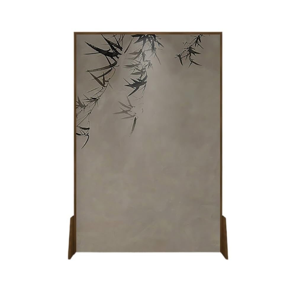 Privacy Screen Floor-standing Screen Partition, Living Room, Home Entrance Background Wall, Bedroom Decoration, Bamboo Floor Room Divider