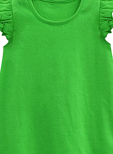 Image of A.T.U.N. (All Things UBER Nice) Girl's Polyester Regular Fit Solid Round Neck Knee Length Regular Top
