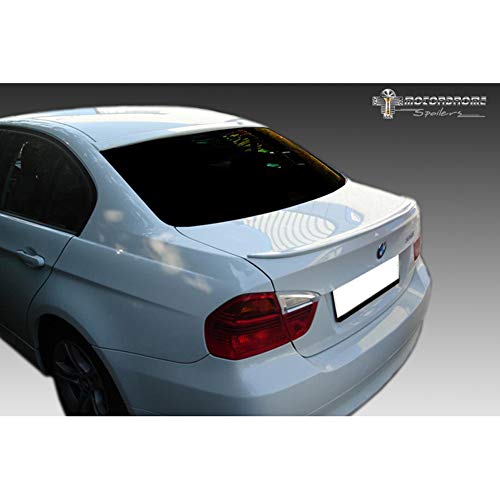 Motordrome Lèvre spoiler arrière compatible avec BMW Série 3 E90 Sedan 2005-2012 (PU), bleu