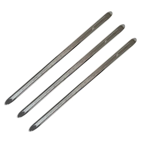 PreAsion 3-Piece 28-Inch Tire Iron Spoon Set - Heavy-Duty Steel Tire Pry Bar Kit with Zinc Coating, Bead Lifting Tool for Motorcycle, Car, and Vehicle Tire Maintenance