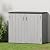 Mrosaa Outdoor Storage Cabinet for Patio & Garden Shed, 37Cu.ft Outdoor Storage Shed Waterproof,Horizontal Outdoor Storage for Garage, Pool Storage.