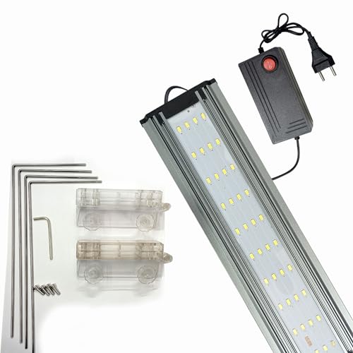 Image of Jainsons Pet Products Aquarium Fish Tank for Planted /Nature Aquarium Lighting Slim Bright Planted MinJiang Aquarium White LED Light (XP-600 |32 W | Suitable for 60-75 cm Aquarium)